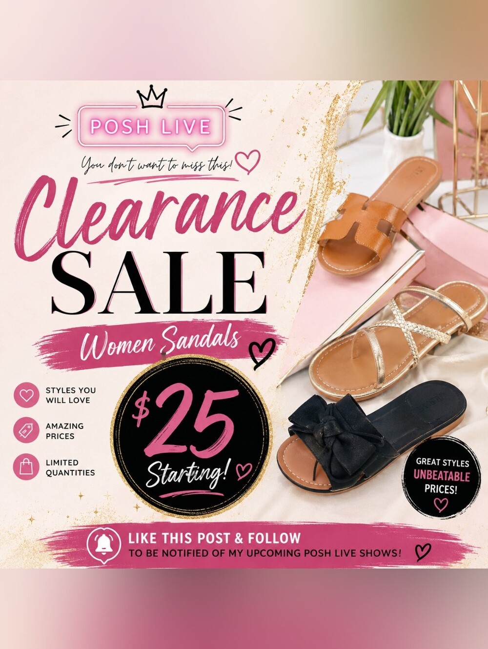 NEW WOMEN SANDALS SALE!
